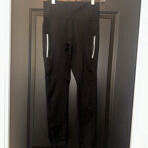 ATHLETA Women's Size Small Headlands Hybrid‎ Tight w/ Stash Pockets Black